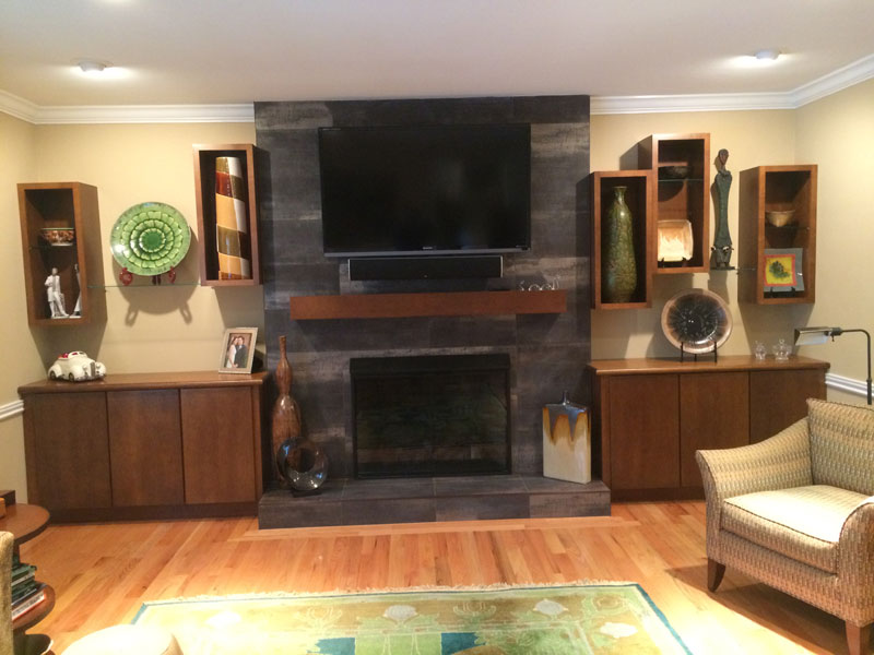 Builders Kitchen Fireplace